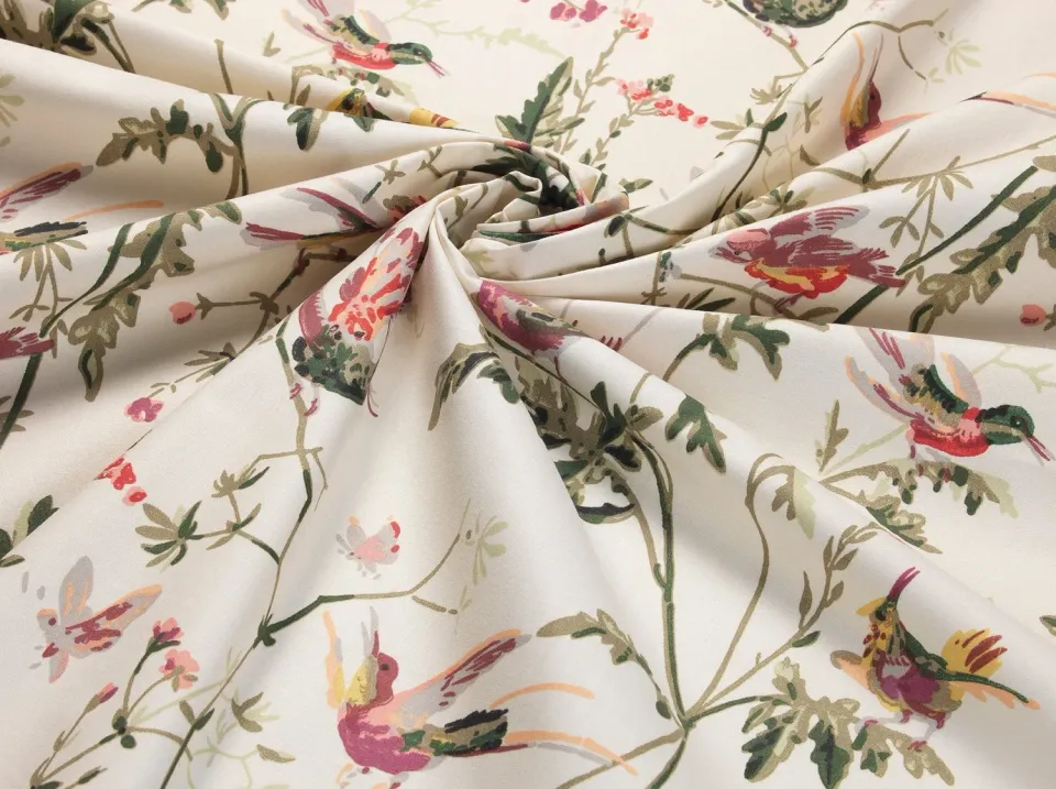Cole&Son Hummingbirds Stoff Kolibris Baumwolle