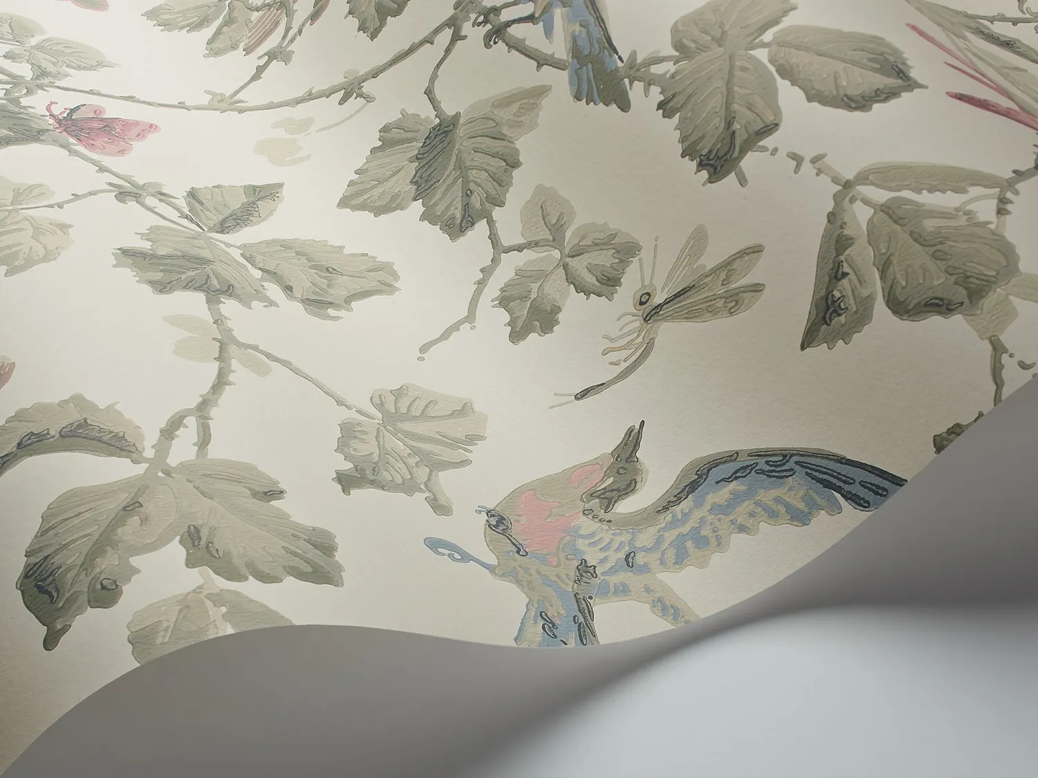 Cole & Son Winter Birds Tapete Muster Vögel