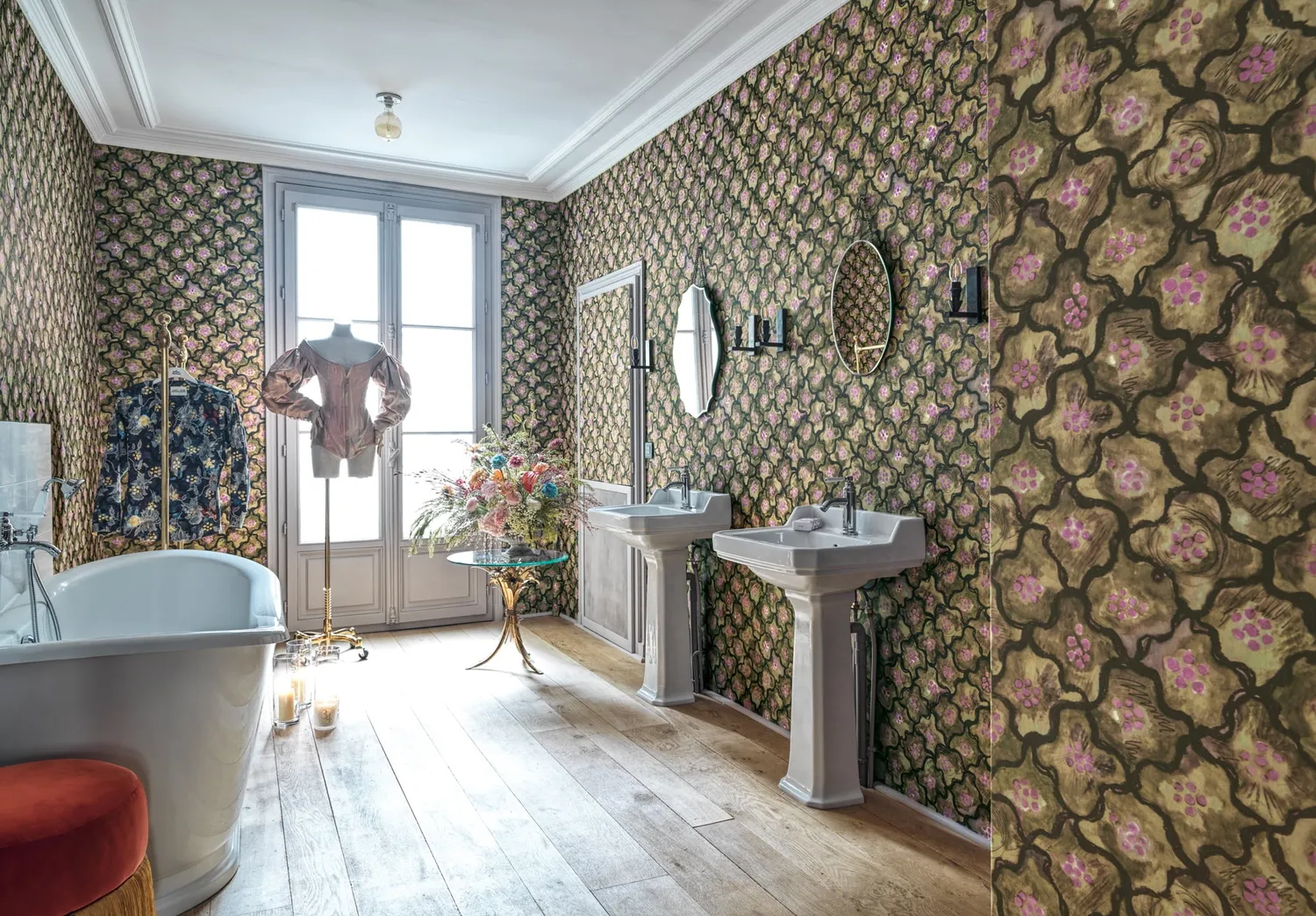 Cole & Son Vivienne Love Andreas Tapete Muster Kachel