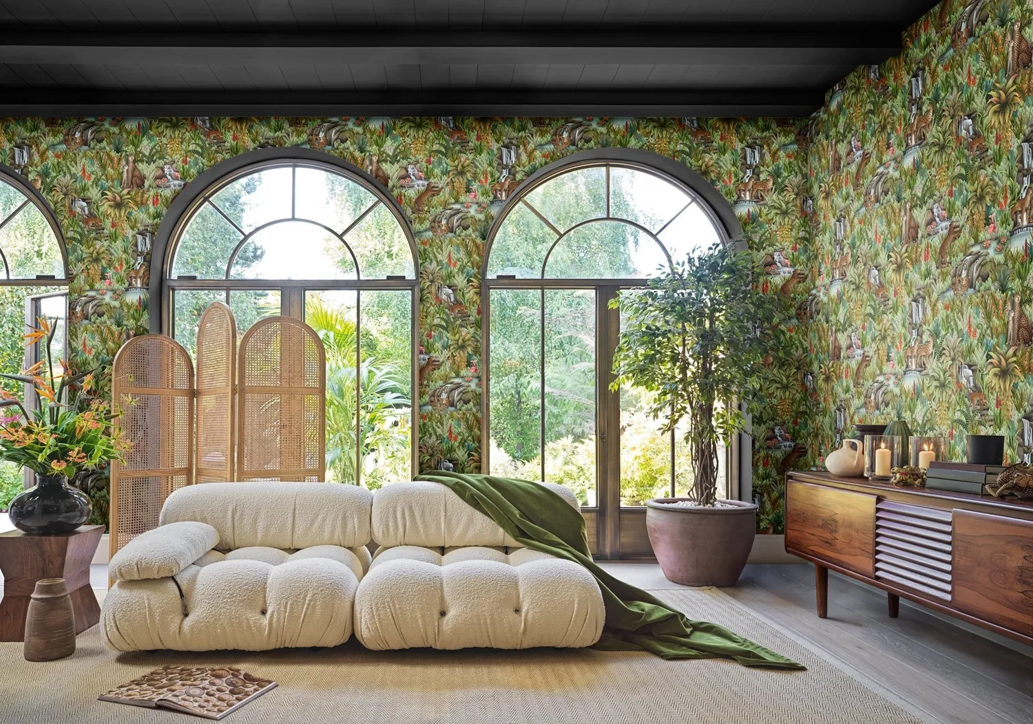 Cole&Son Injisuthi Muster Tapete Tiermotiv