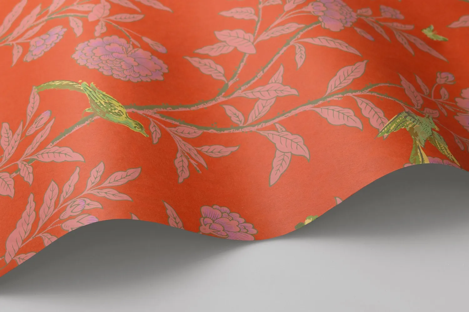 Cole&Son Roseberry with Birds Tapetenmuster