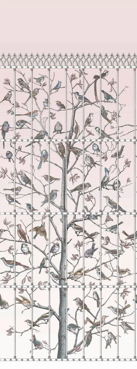 Cole&Son Uccelli Tapete Paneel Vogelmotiv