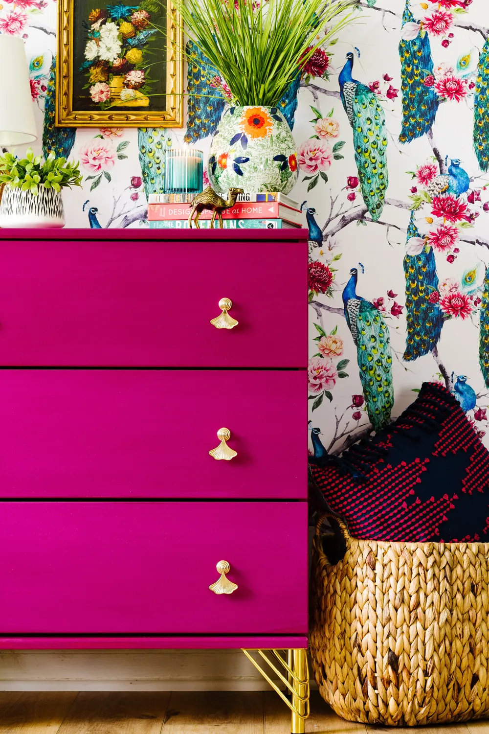Fusion Homestead House Baskenmütze Milchfarbe Magenta