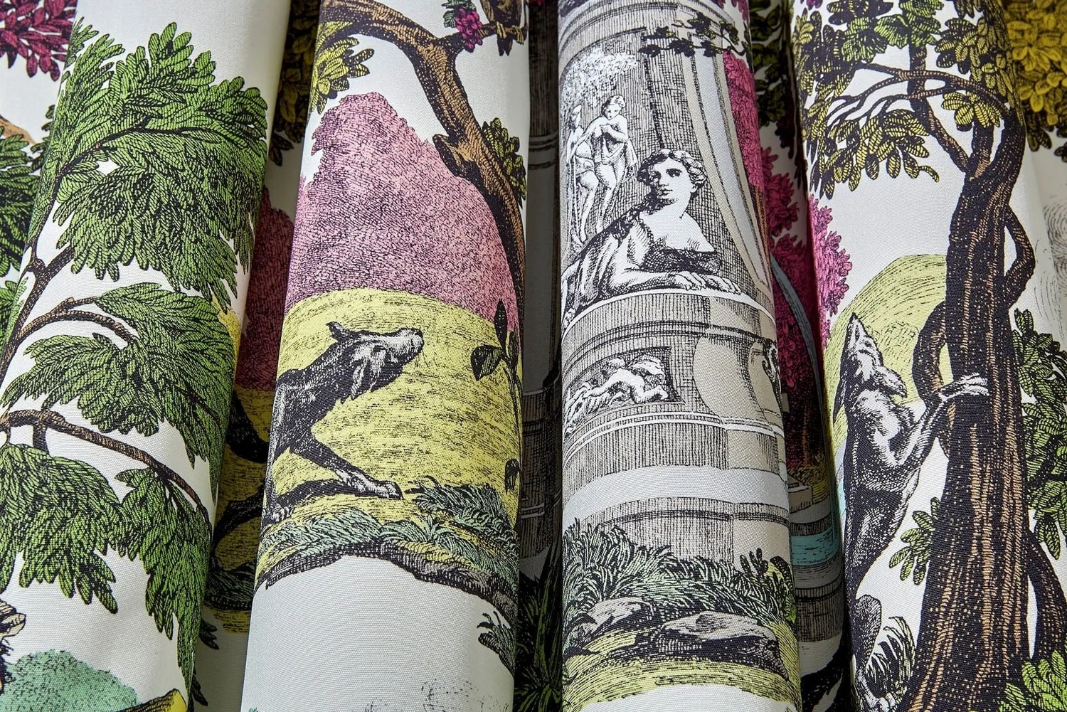 Cole&Son Versailles Grand Baumwollstoff Toile de Jouy
