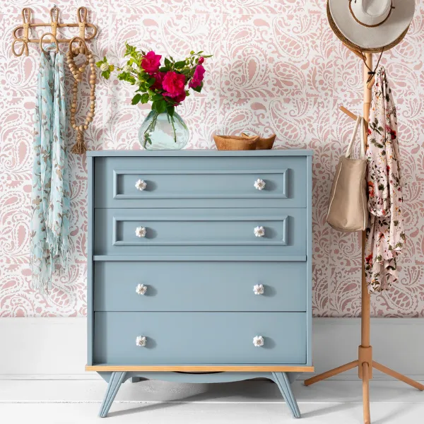 Fusion Mineral Paint Classic Paisley Mineralfarbe Blau