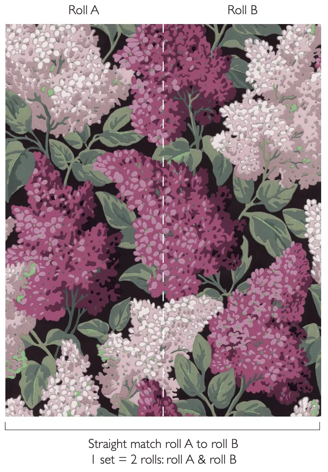 Cole & Son Lilac Grandiflora Tapete 2er-Set