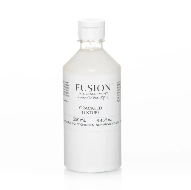 Fusion Mineral Paint Crackled Texture Effektfarbe Weiß Vintage