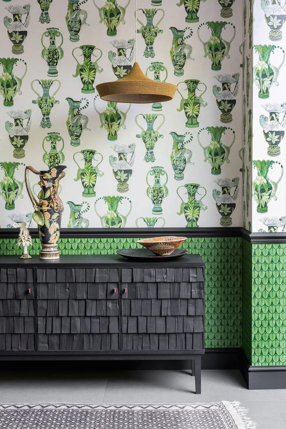 Cole & Son Khulu Vases Tapetenmuster Vasen Safari