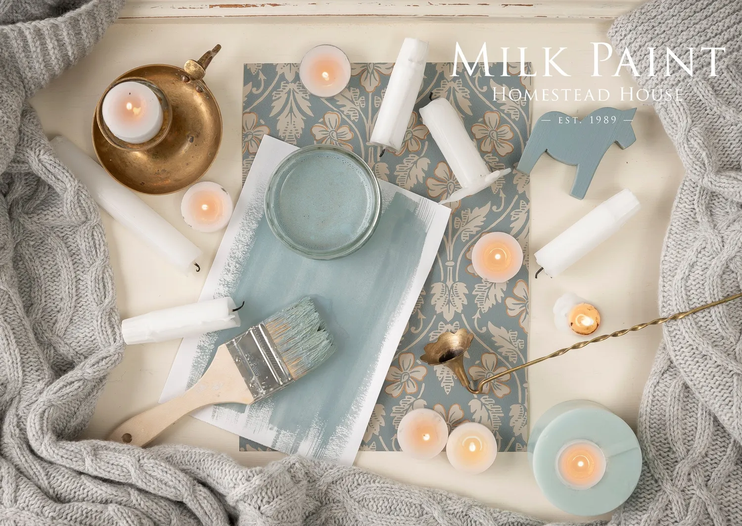 Fusion Mineral Paint Solstice Blue Milchfarbe