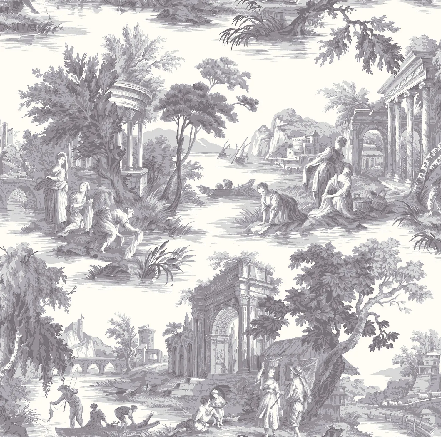 Cole&Son Villandry Tapete, Toile de Jouy