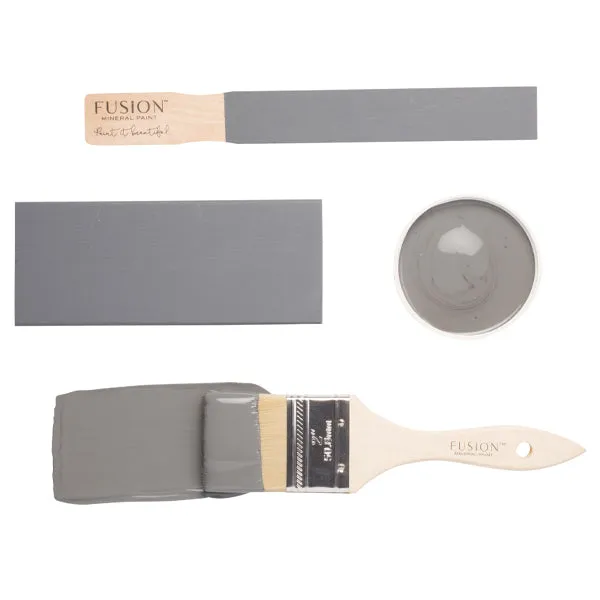Fusion Mineral Paint Speckstein Möbelfarbe grau matt