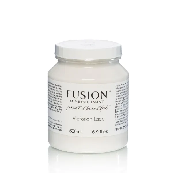 Fusion Mineral Paint Viktorianische Spitze Möbelfarbe Weiß
