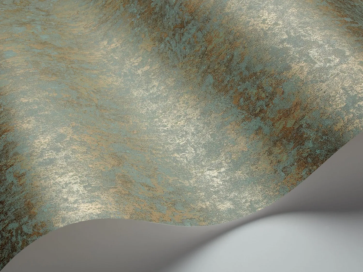Cole & Son Salvage Tapete Kupfer Patina-Effekt