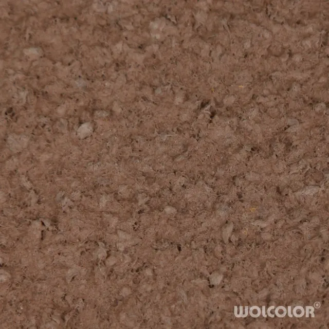 Wolcolor Classic Braune Erde Baumwollputz dunkles Braun