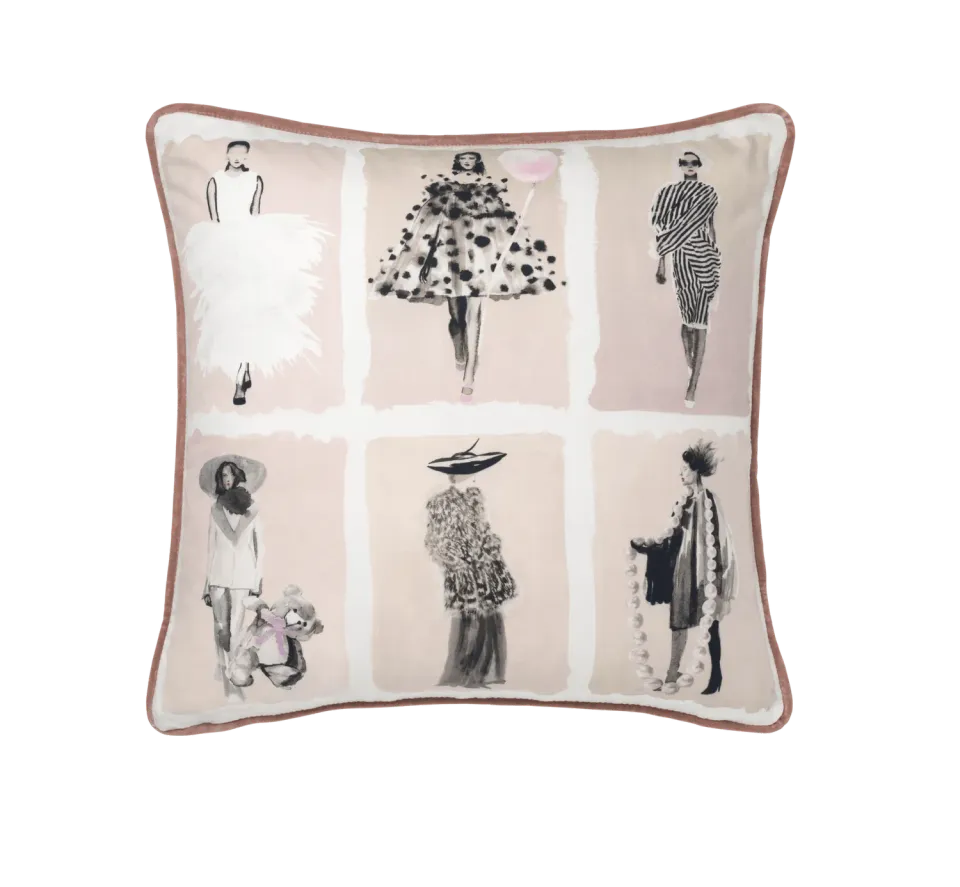 Cole & Son Couture Carousel Kissen Samt