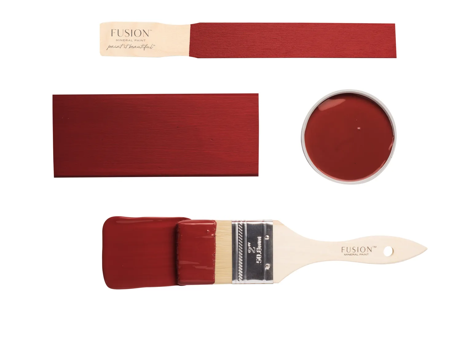 Fusion Mineral Paint Highlander Möbelfarbe Scharlachrot matt