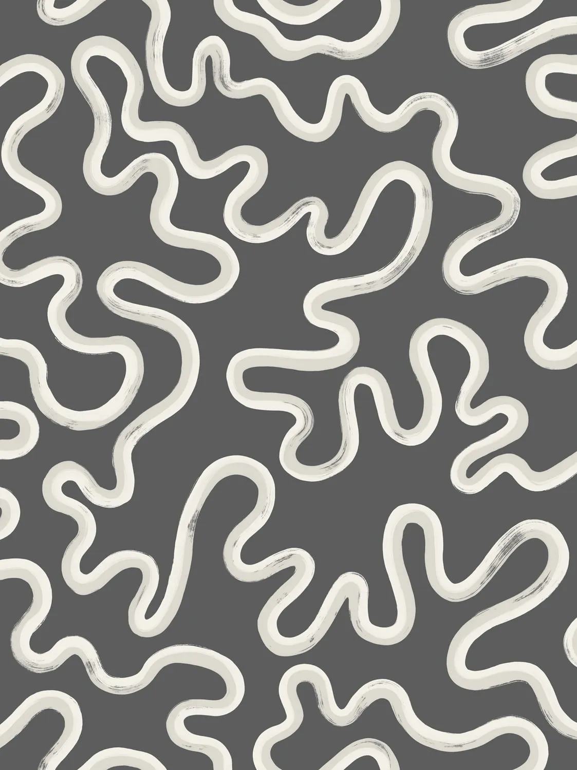 Cole&Son Rainforest Squiggle Tapetenmuster abstrakt