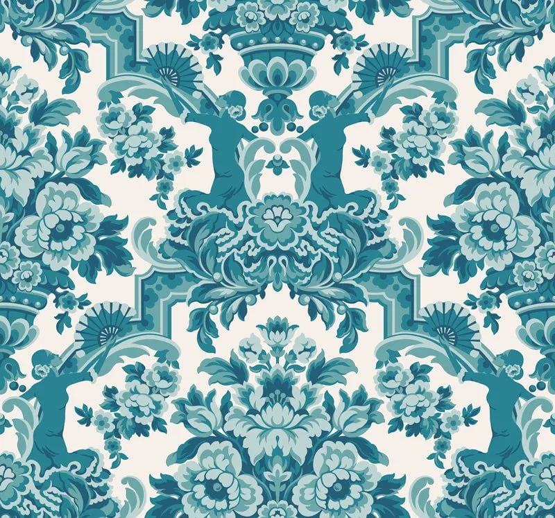 Cole & Son Lola Tapete Damastmuster
