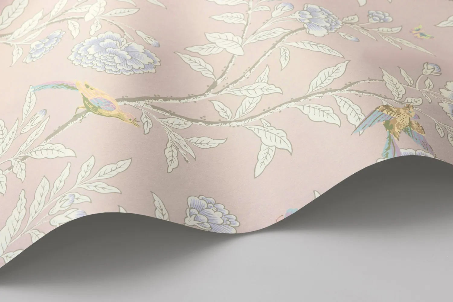 Cole&Son Roseberry with Birds Tapetenmuster
