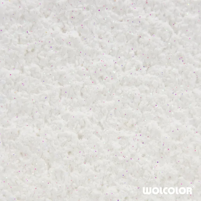 Wolcolor Diamond Dream Baumwollputz Weiß mit Diamantglanz