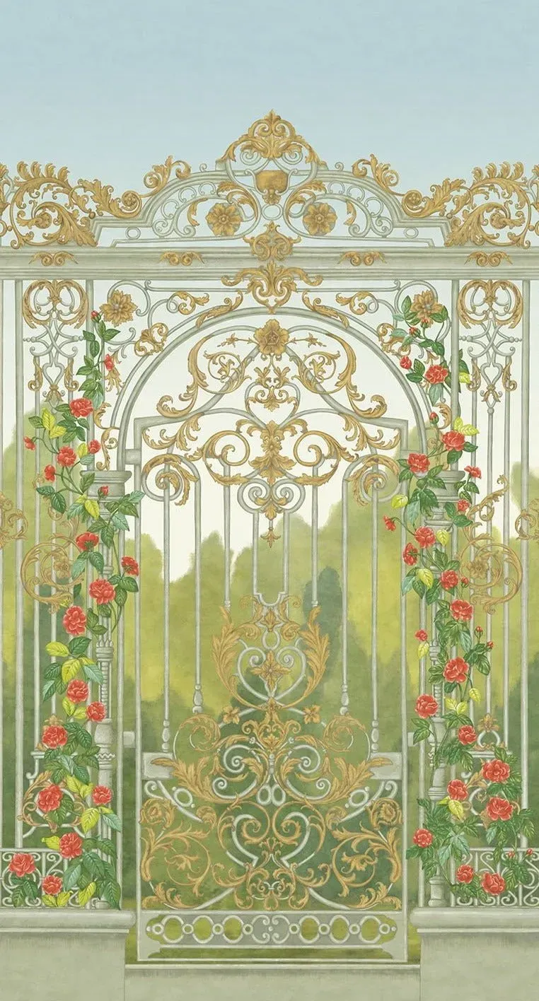 Cole & Son Tijou Gate Tapete Paneel Eisenranken