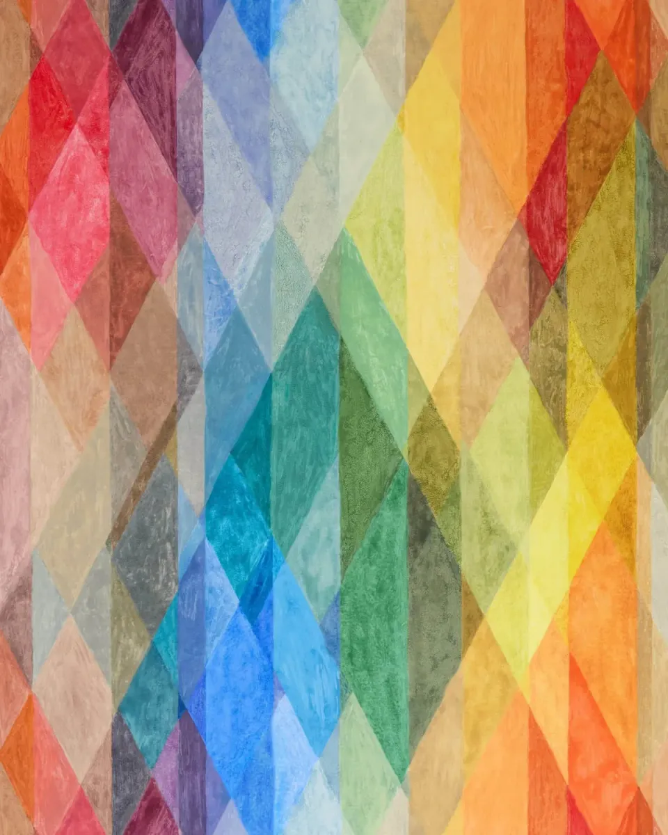 Cole & Son Painted Prism Tapetenmuster bunt