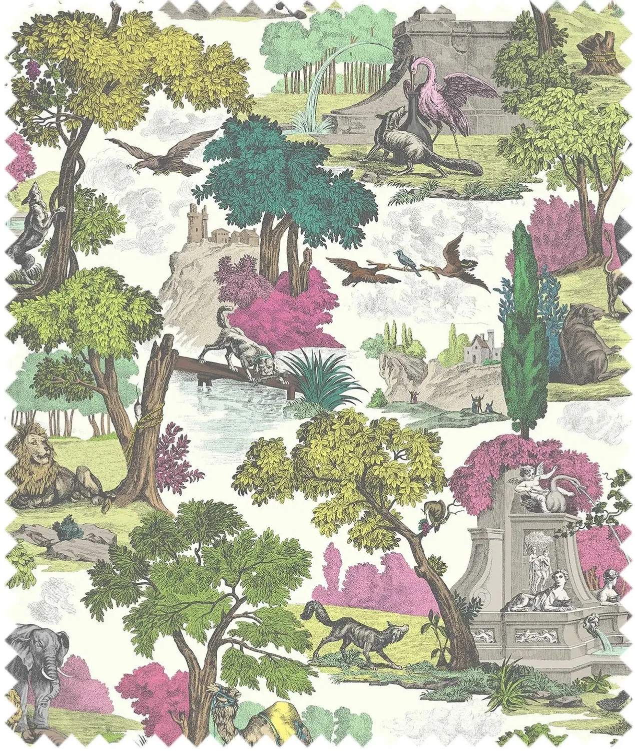Cole&Son Versailles Grand Baumwollstoff Toile de Jouy