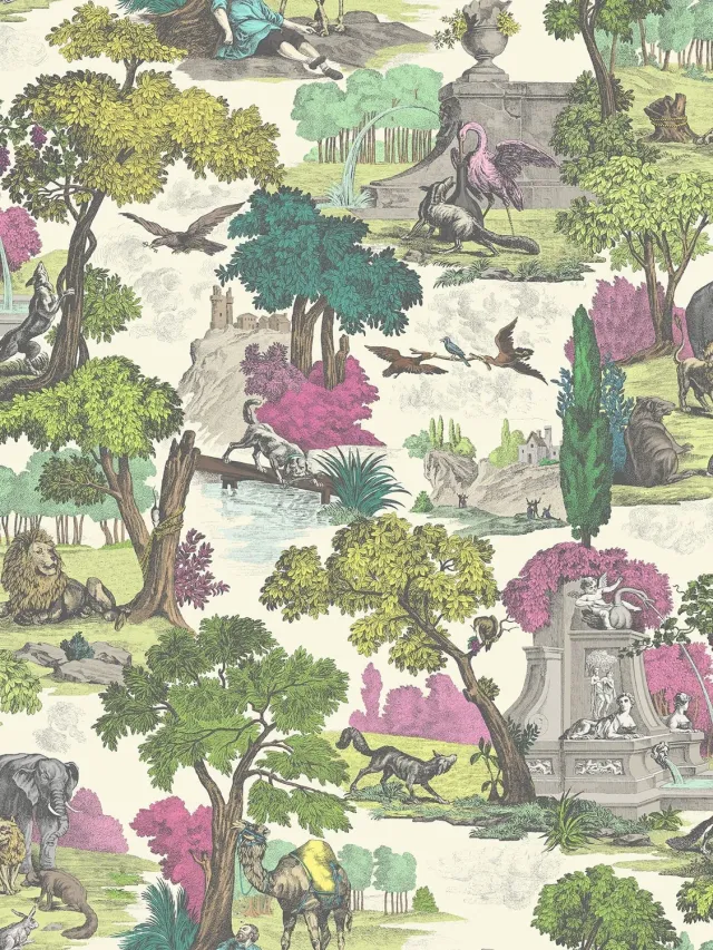 Cole&Son Versailles Grand Tapete 2 Rollen Set Toile