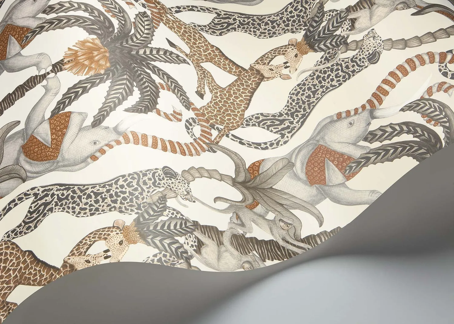 Cole & Son Ardmore Safari Totem Tapete Tiermotiv