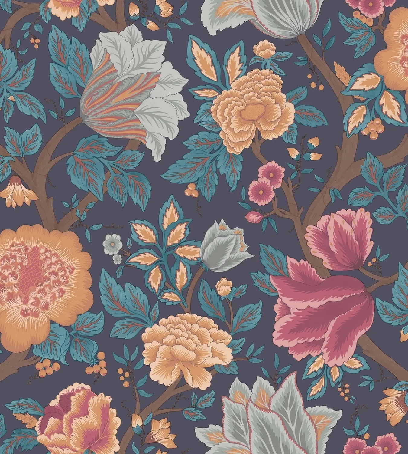 Cole & Son Midsummer Bloom Tapete Blütenranke
