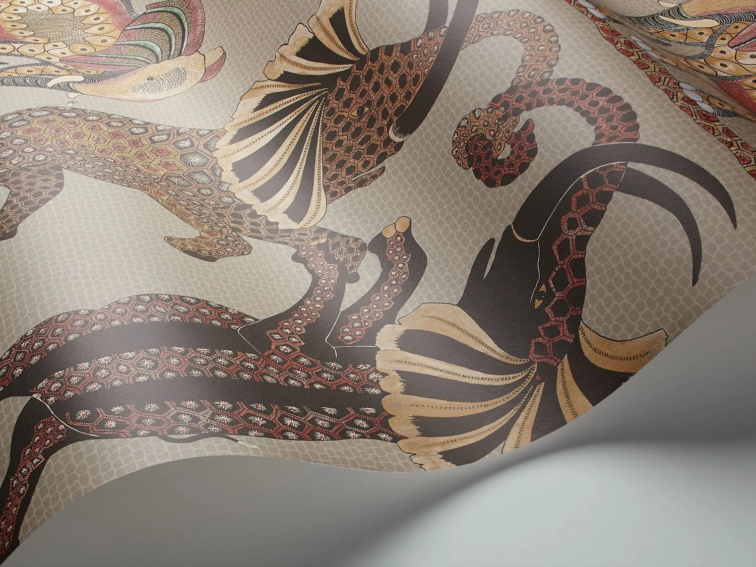 Cole&Son Safari Dance Tapete Elefantenmotiv