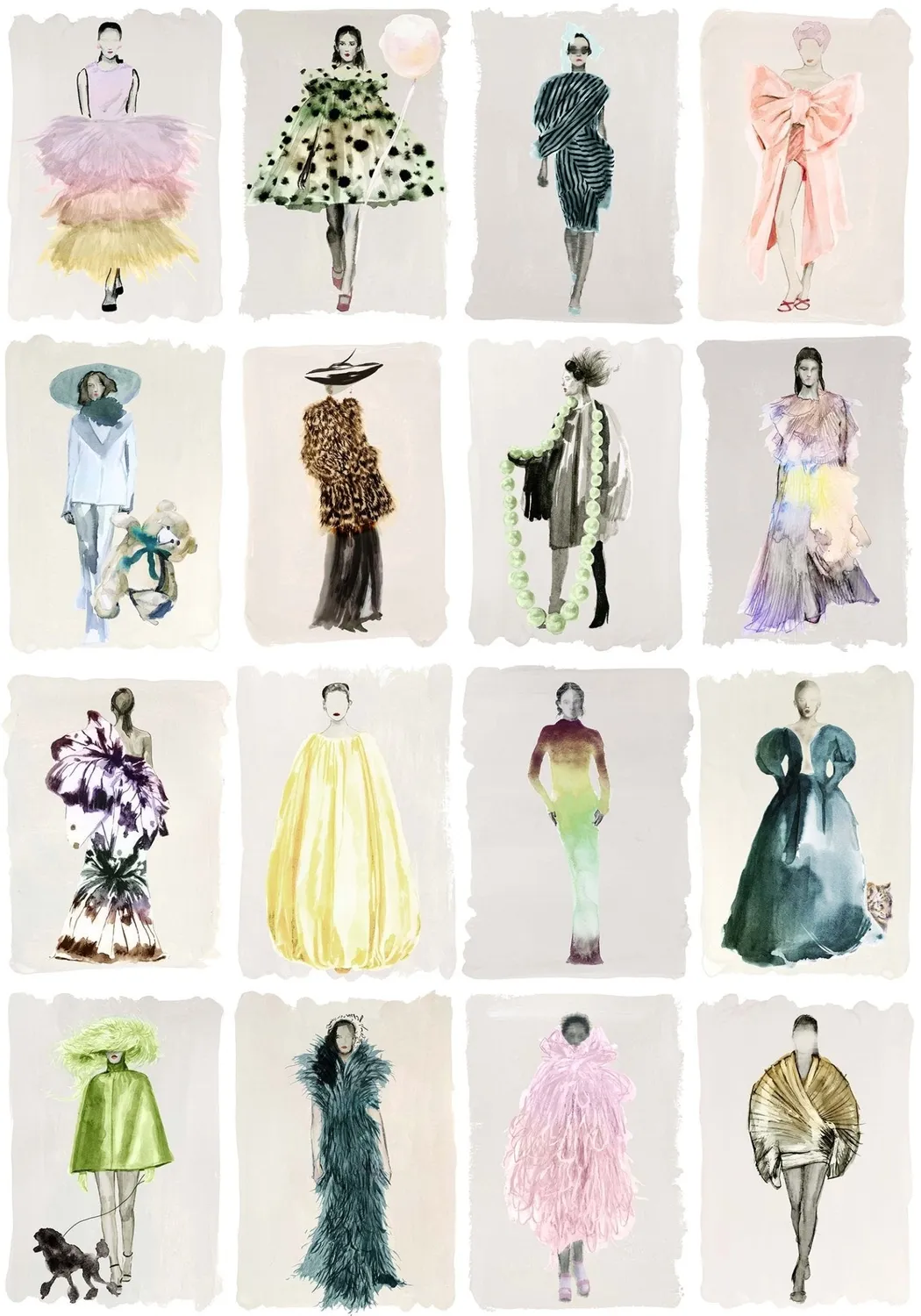 Cole&Son Couture Carousel Tapete Figuren