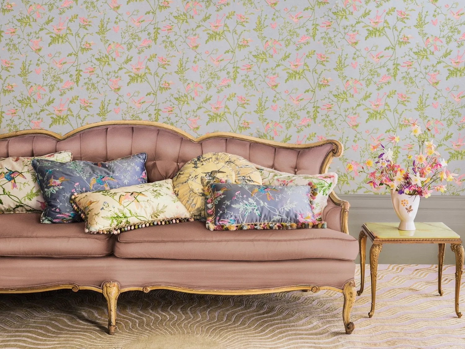 Cole & Son Colour Box Silk Stoff Seide uni