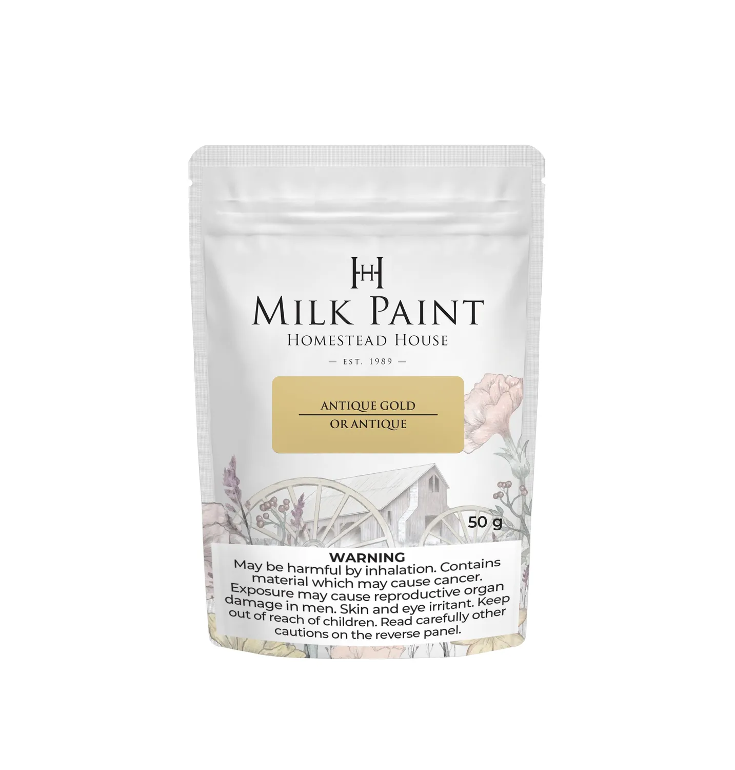 Fusion Mineral Paint Homestead House Antikgold Milchfarbe Vintage-Gelb