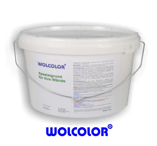 Wolcolor Spezialgrundierung für Baumwollputz