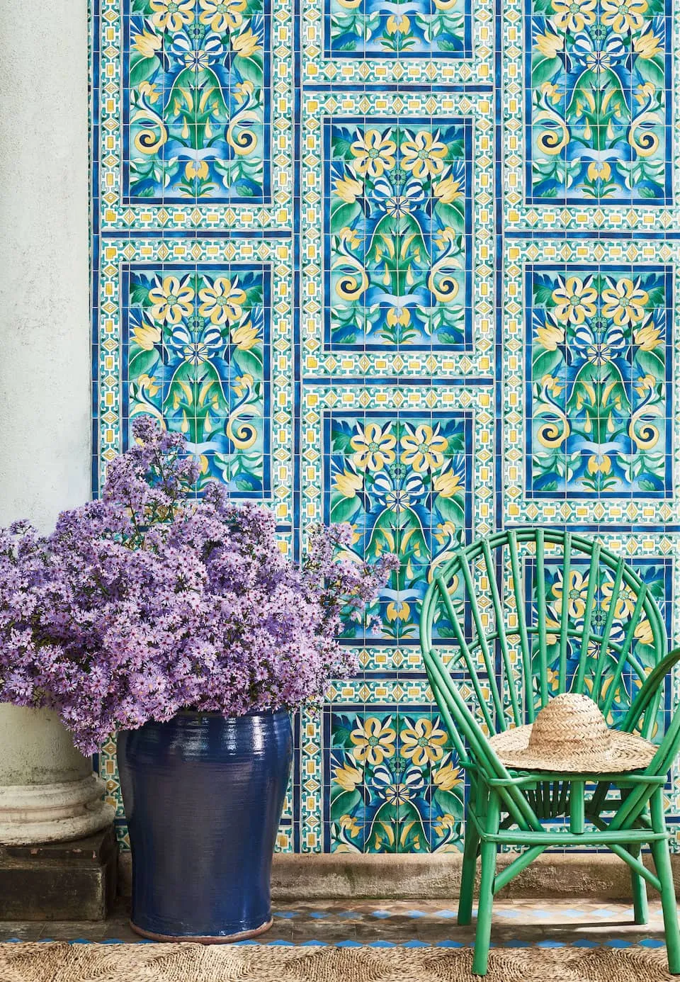 Cole & Son Seville Triana Tapete Fliesenoptik