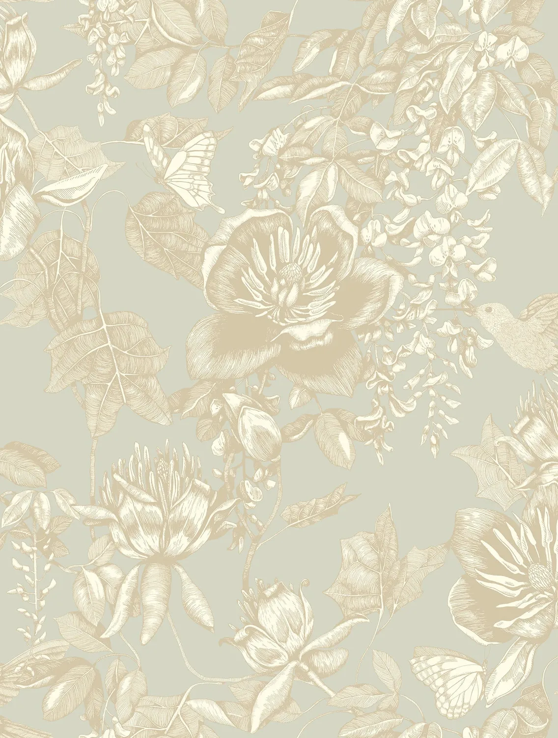 Cole&Son Tivoli Tapetenmuster Kolibri