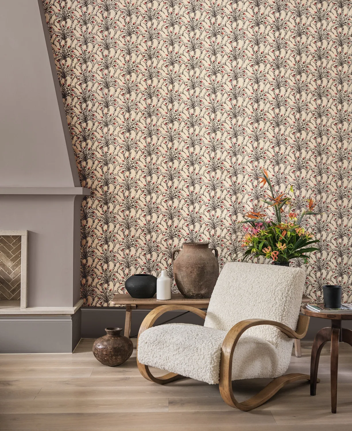 Cole&Son Afrika Damask Tapetenprobe