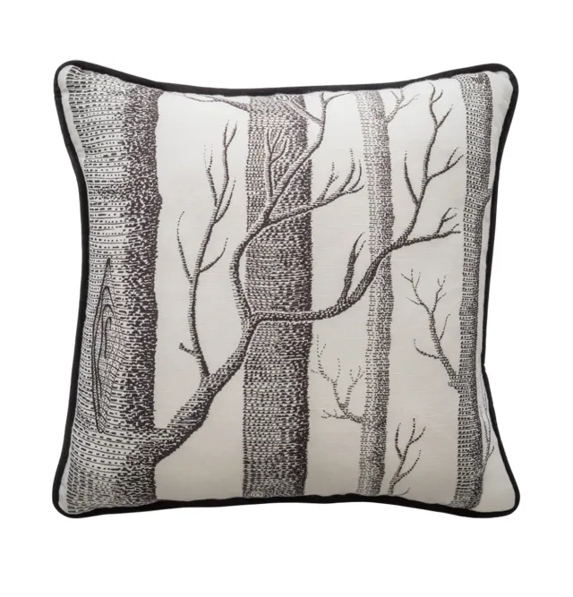 Cole & Son Woods Kissen Leinen Samtpaspel