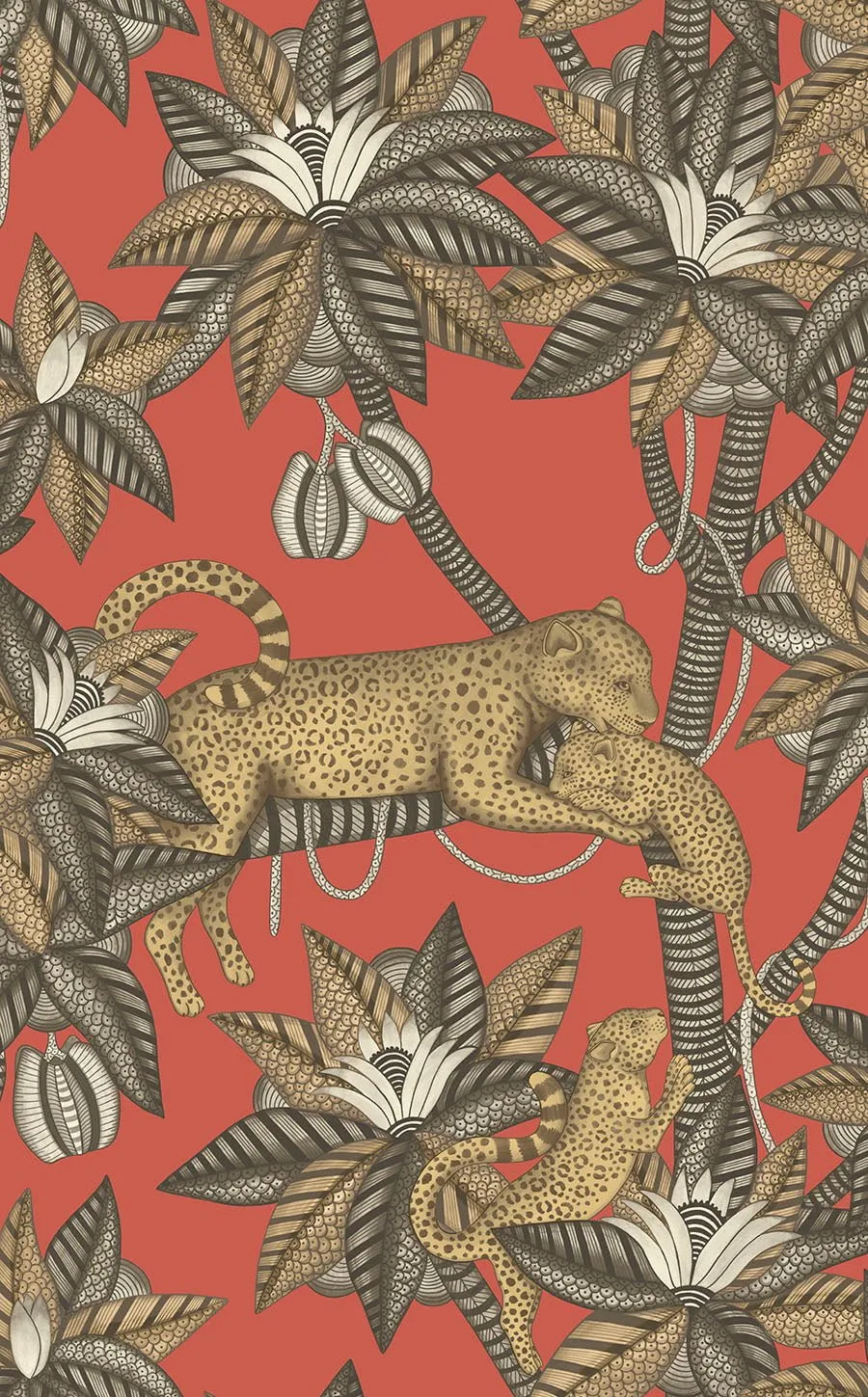 Cole & Son Ardmore Jabula Satara Tapetenmuster Leopard