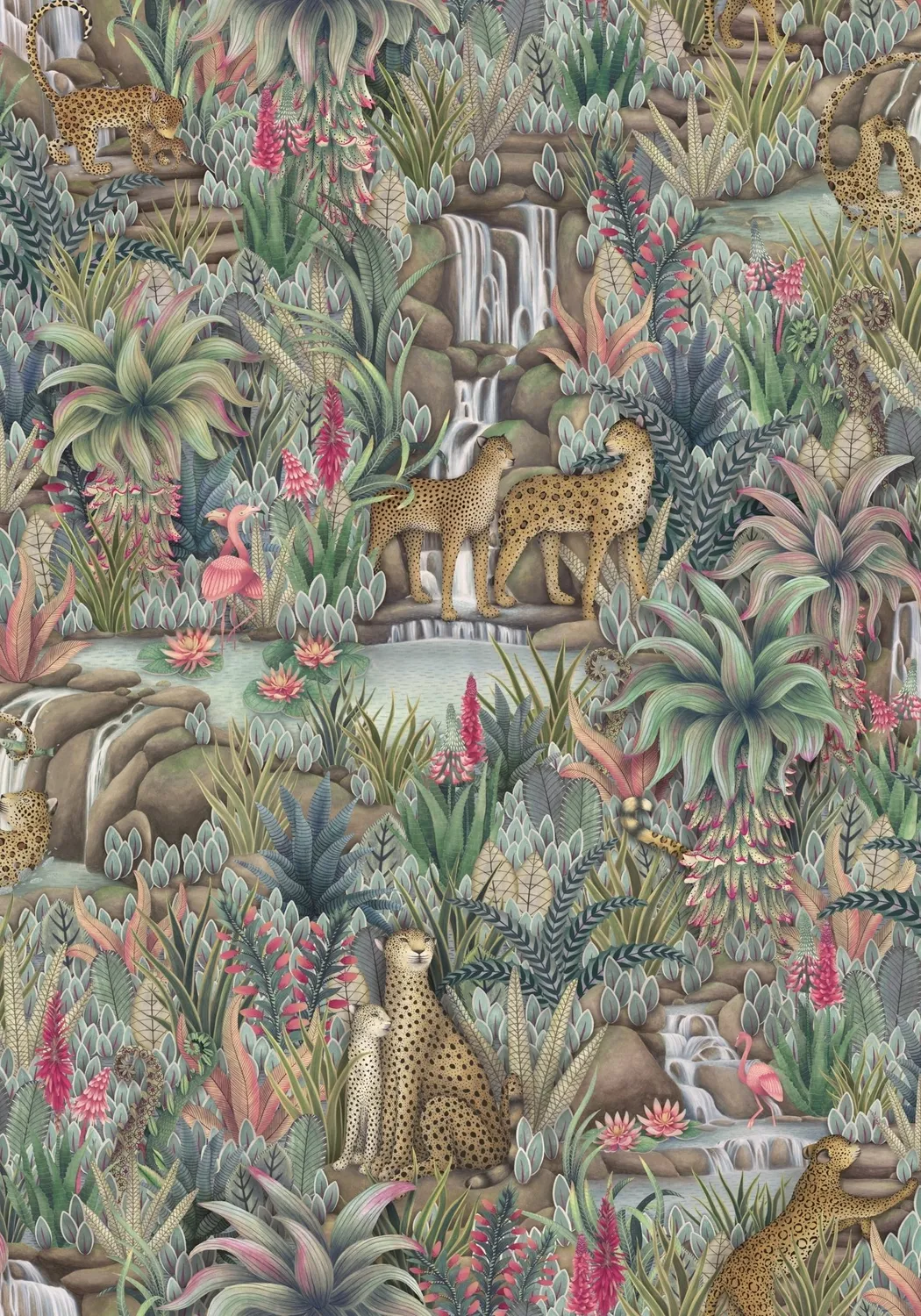 Cole&Son Injisuthi Muster Tapete Tiermotiv