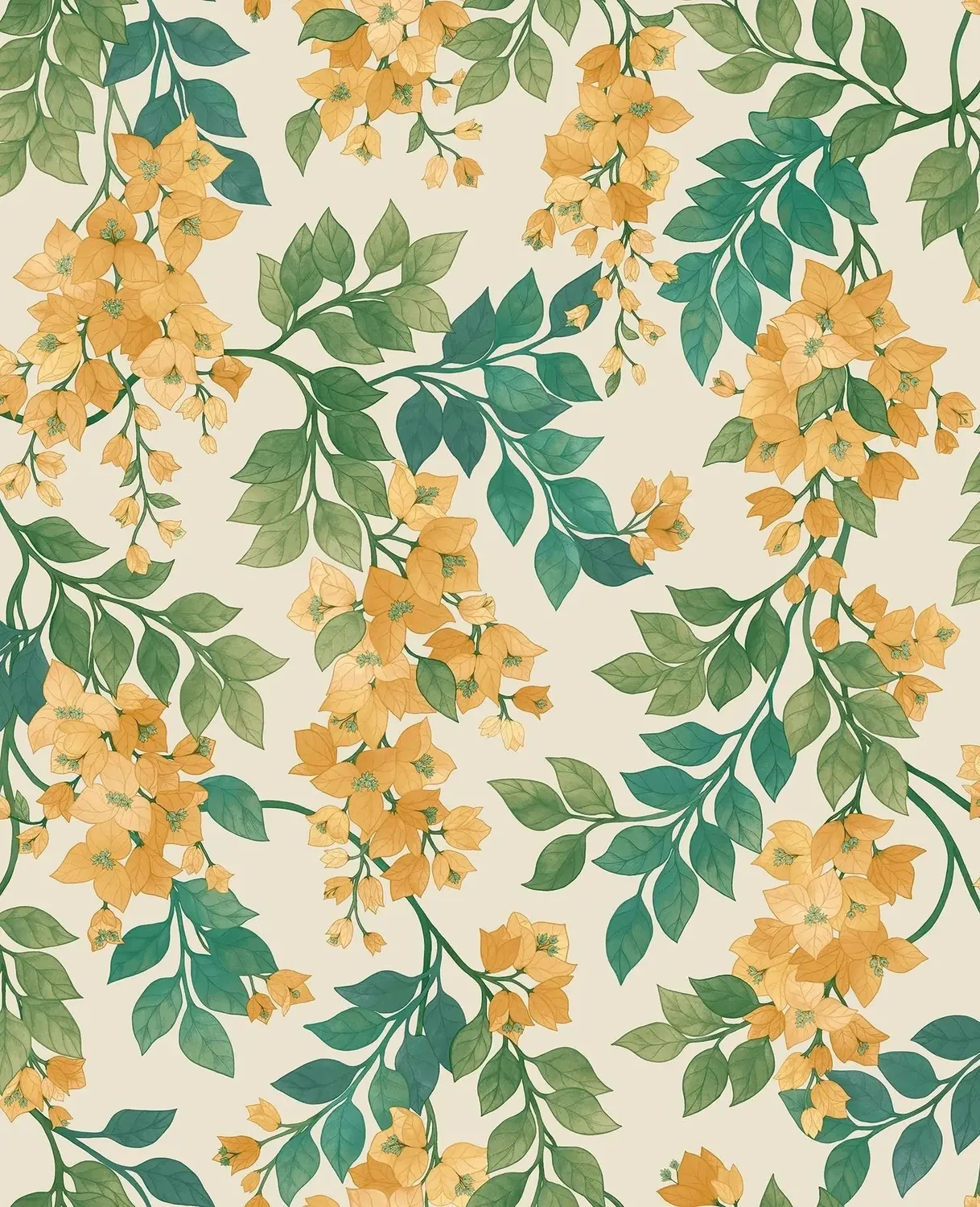 Cole & Son Bougainvillea Tapetenmuster Blüte