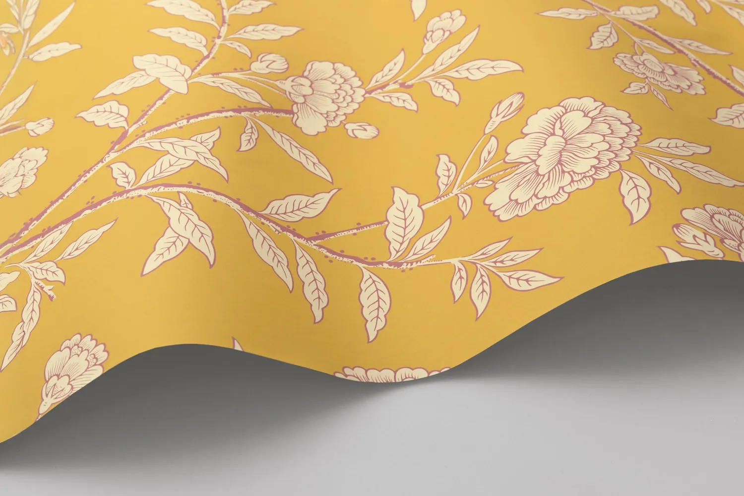 Cole & Son Roseberry Tapetenmuster Blütenranke