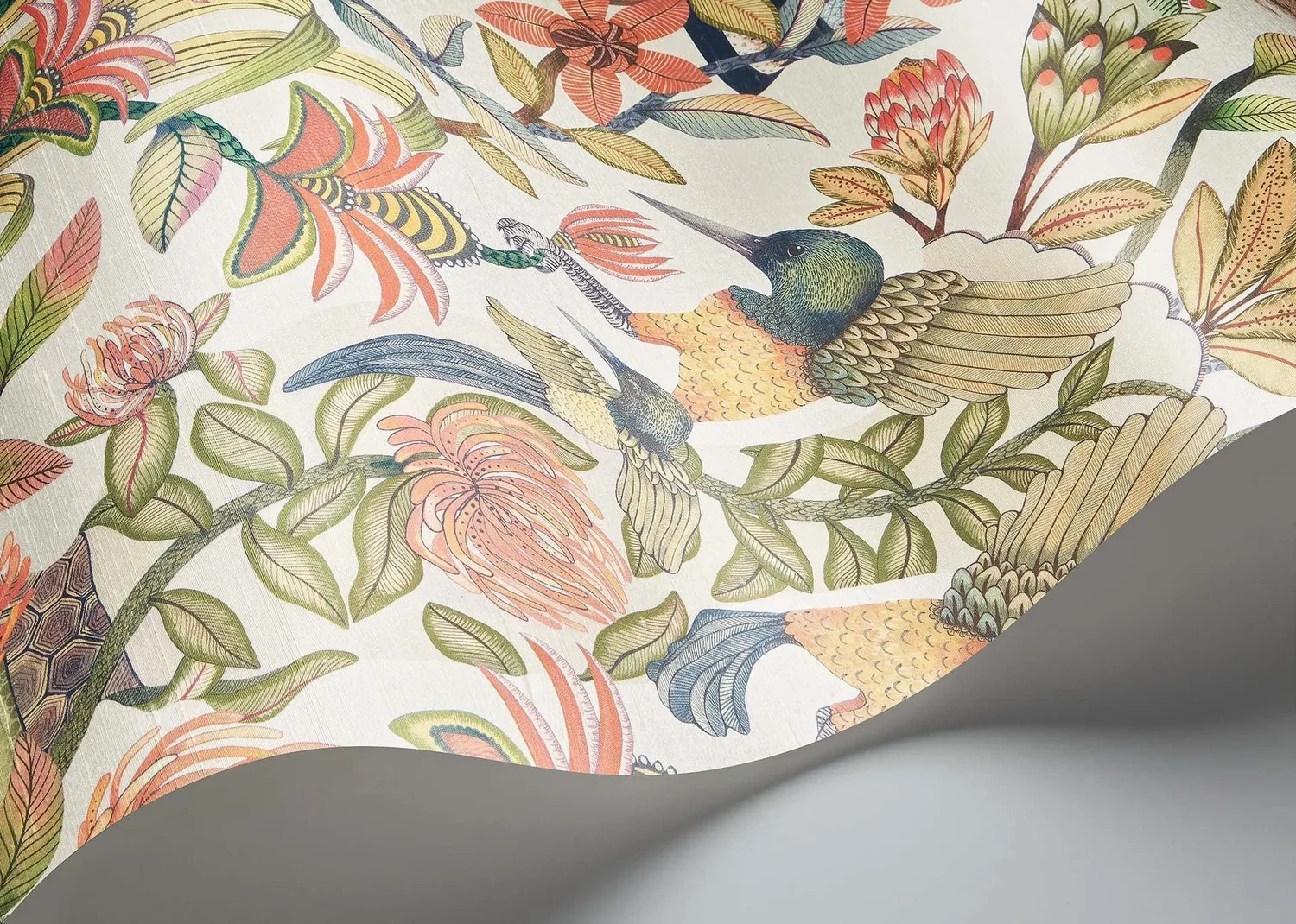 Cole&Son Protea Garden Seidentapetenmuster Blumenmotiv