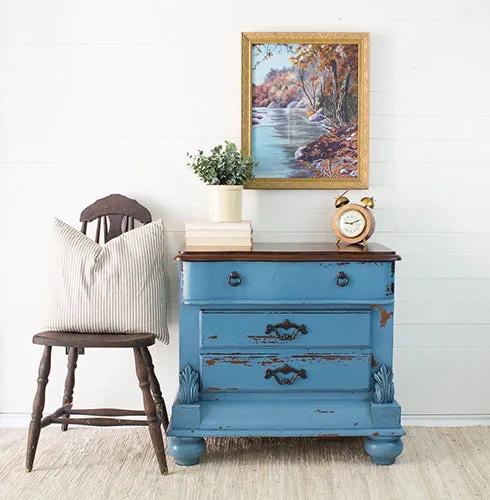 Homestead House Maritime Blue Milchfarbe blau