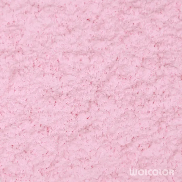Wolcolor Rose hell Baumwollputz in zartem Rosa