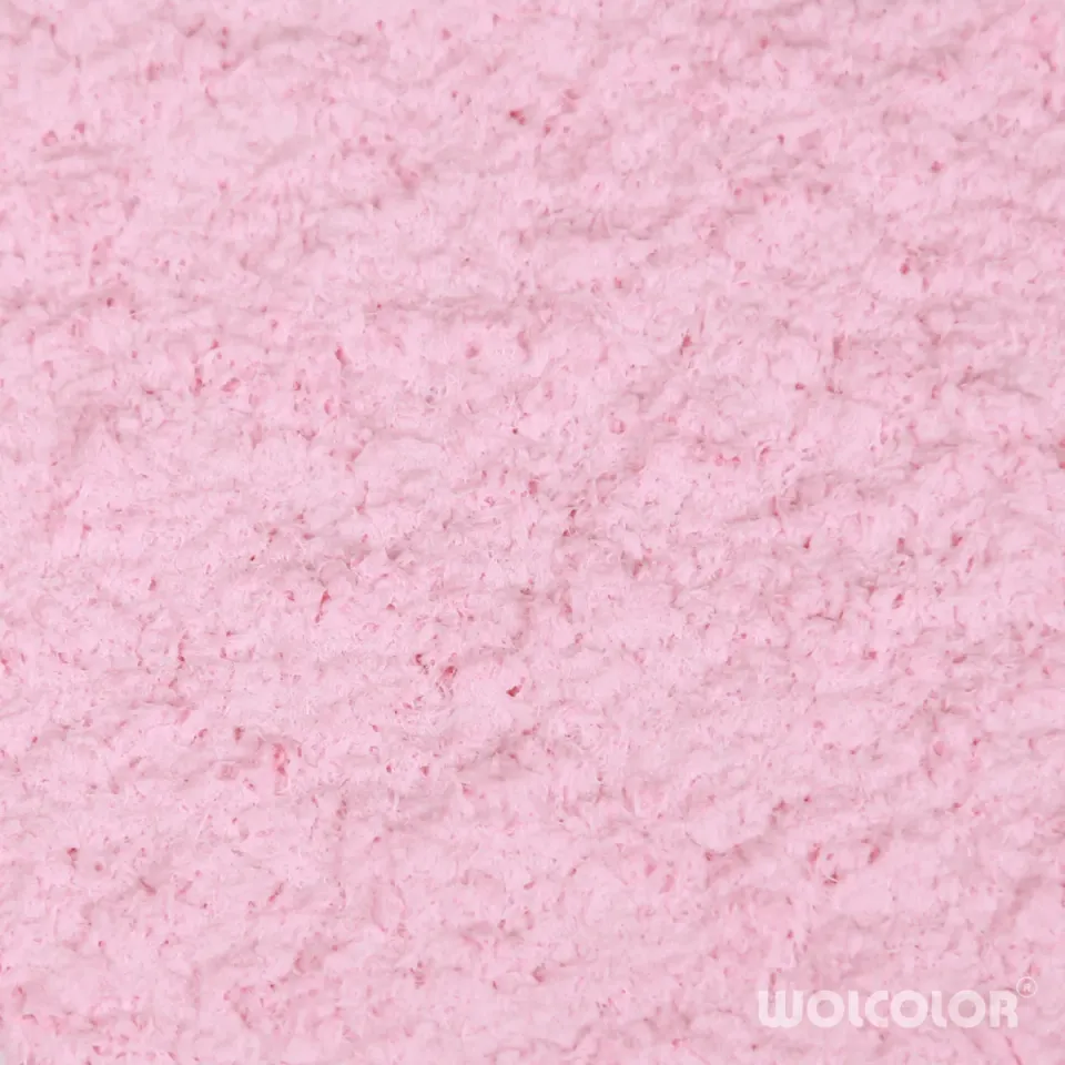 Wolcolor Rose hell Baumwollputz in zartem Rosa