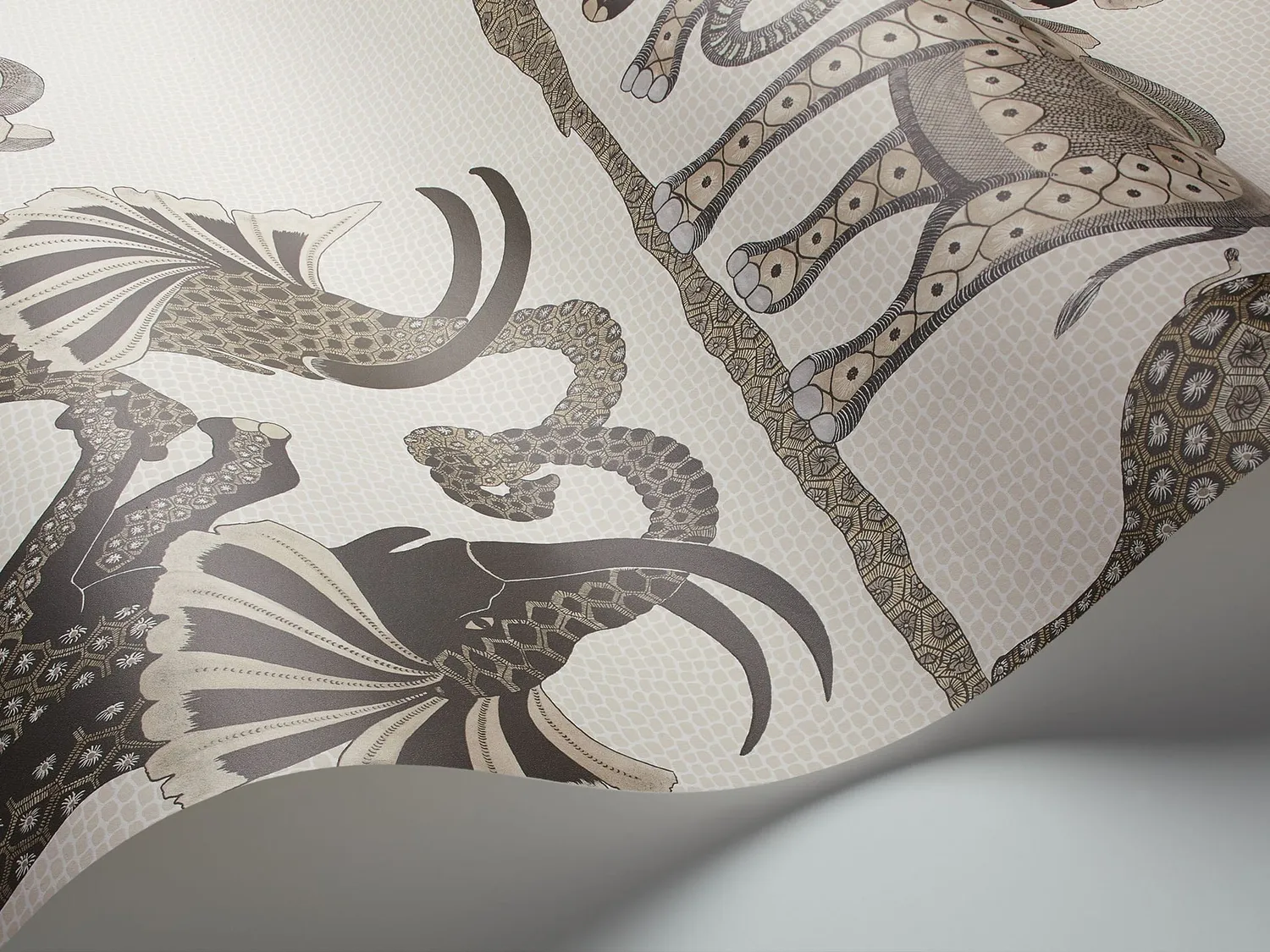 Cole&Son Safari Dance Tapete Elefantenmotiv