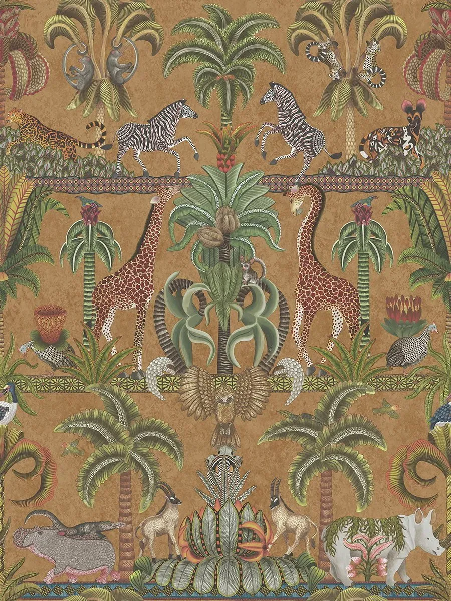 Cole&Son Afrika Kingdom Sample Tapetenmuster