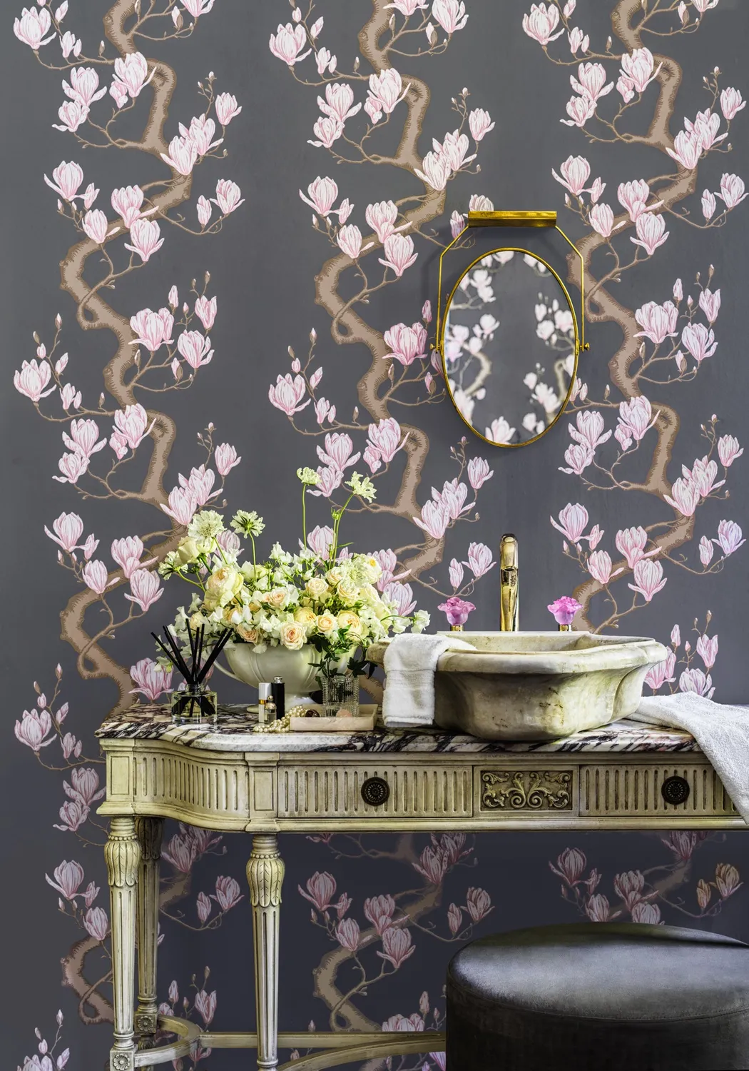 Cole & Son Classics Magnolia Tree Tapetenmuster floral